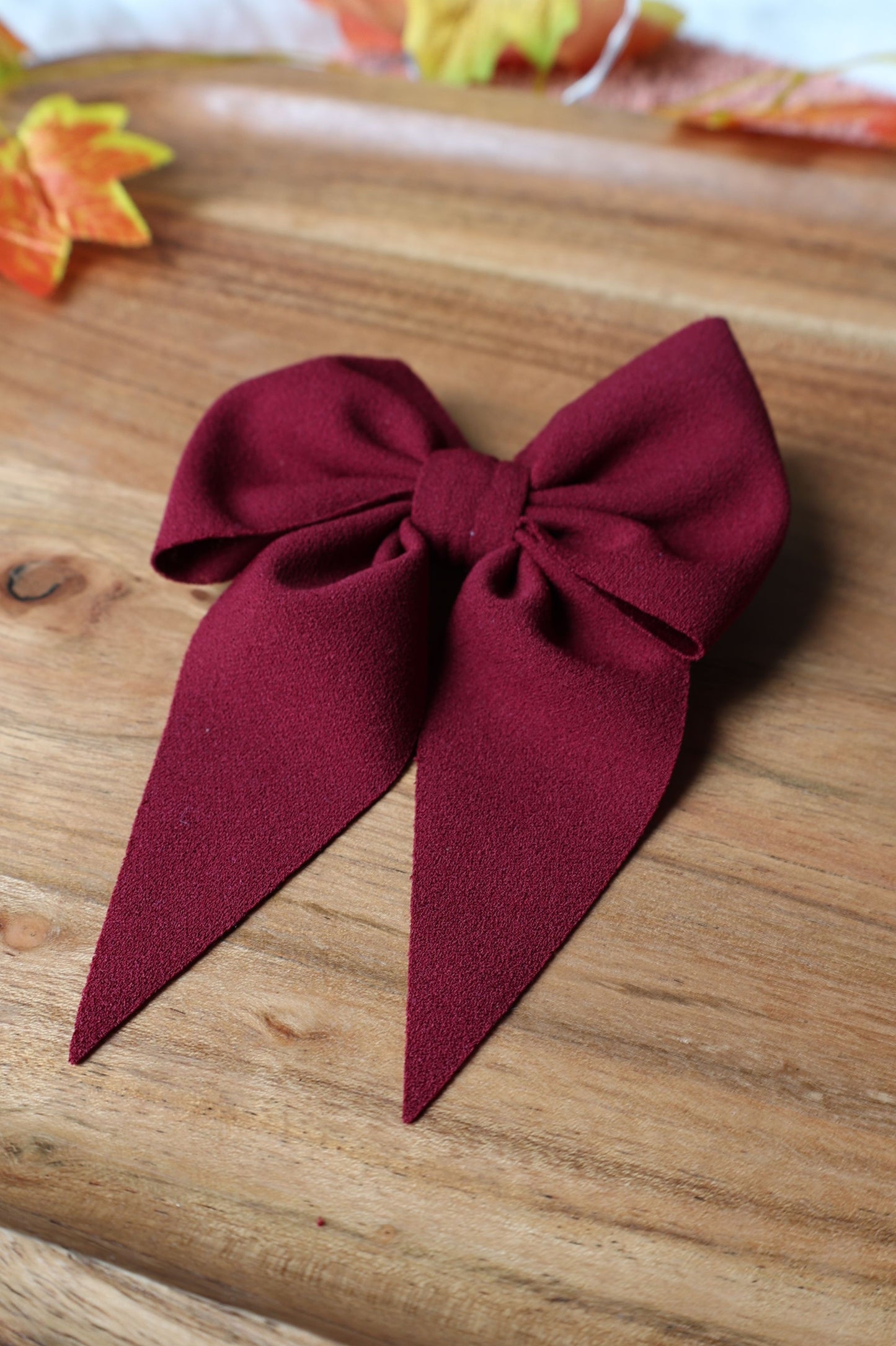 Burgandy Crepe