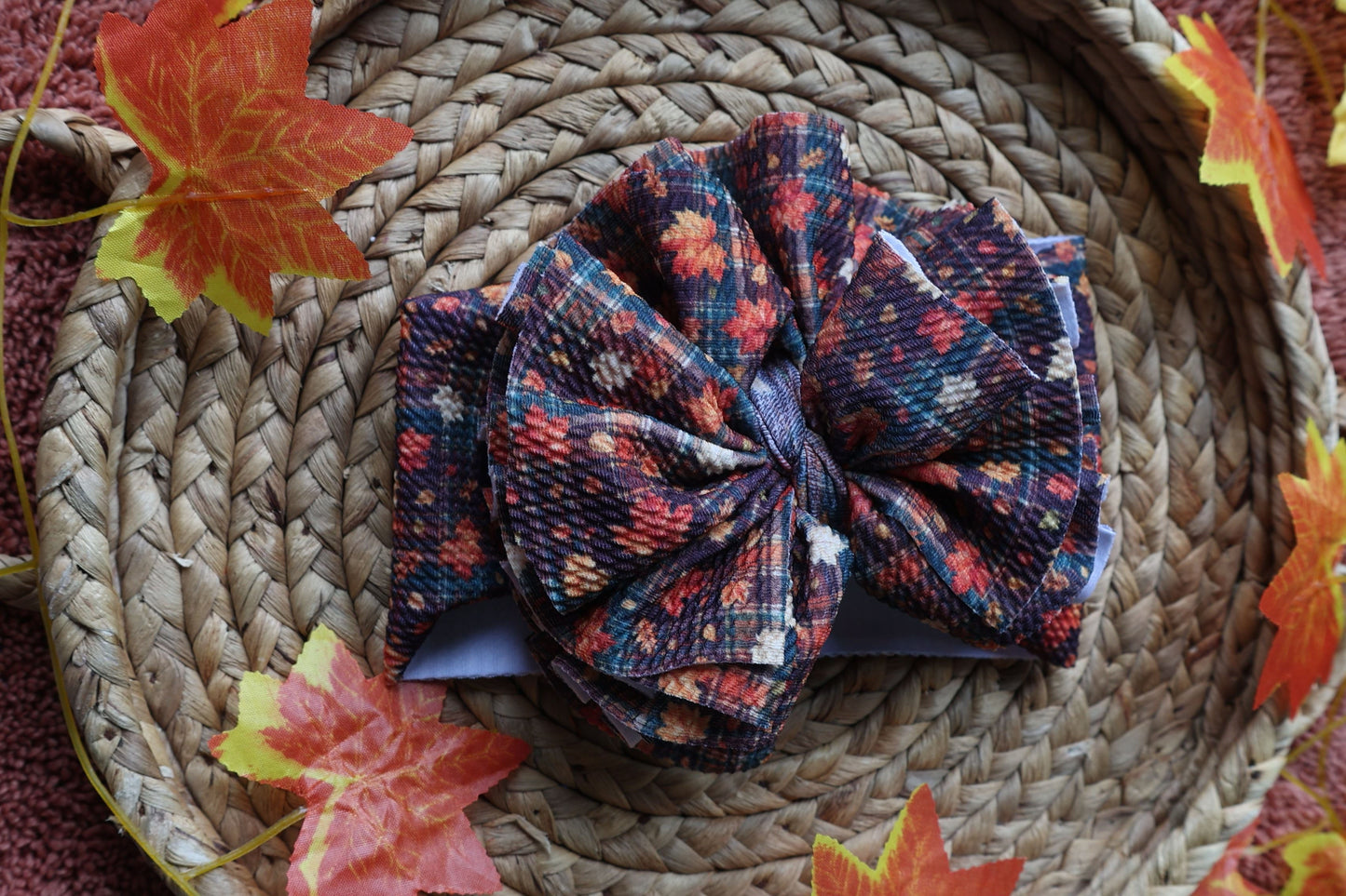 Plaid Leaves