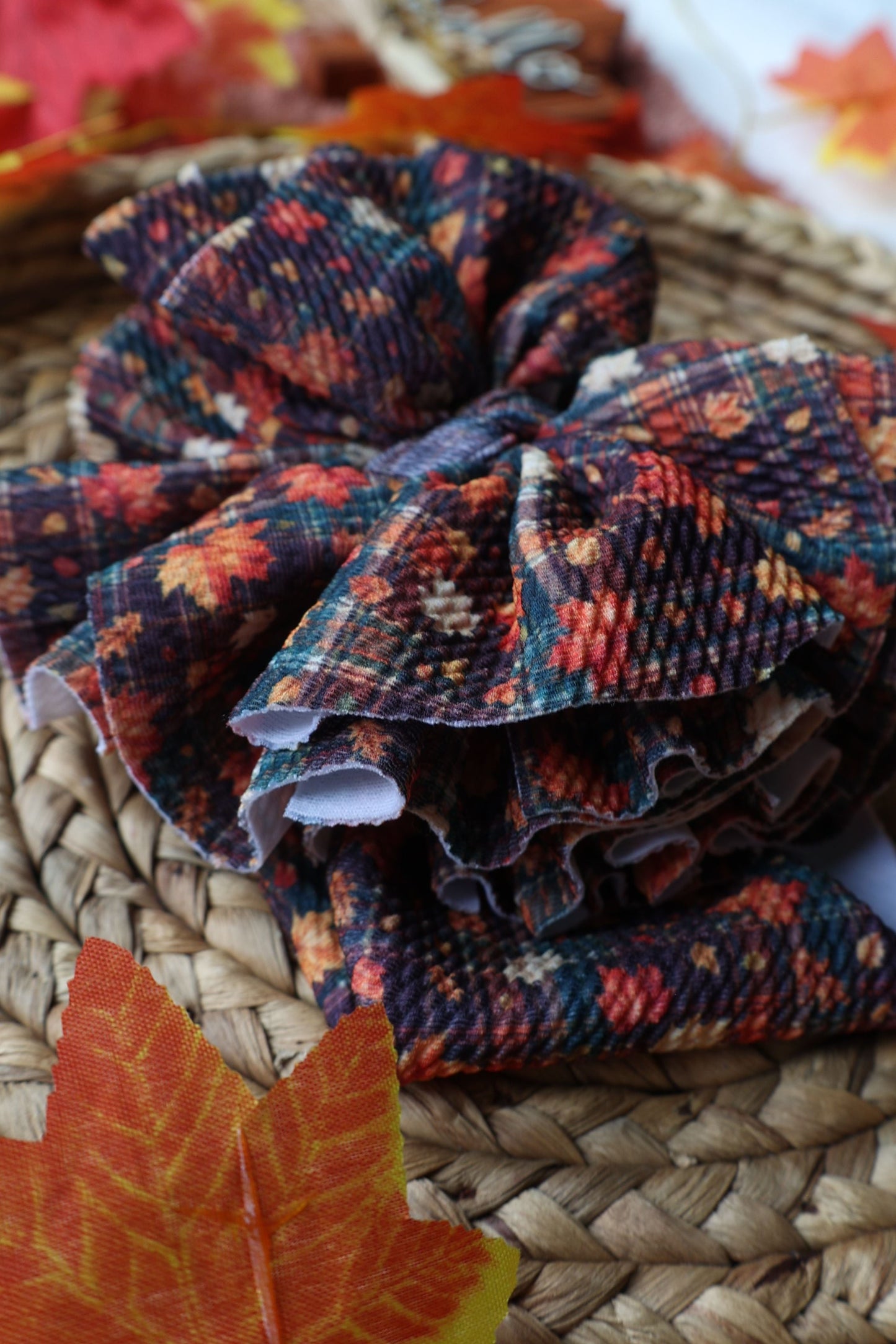 Plaid Leaves