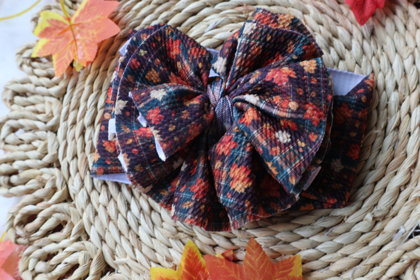 Plaid Leaves