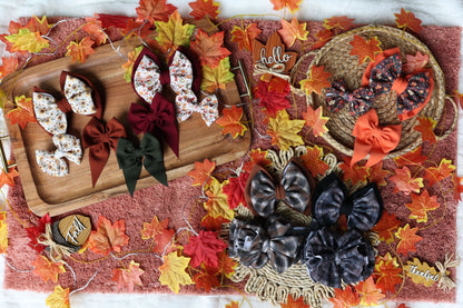 Double Classic Fall Bows
