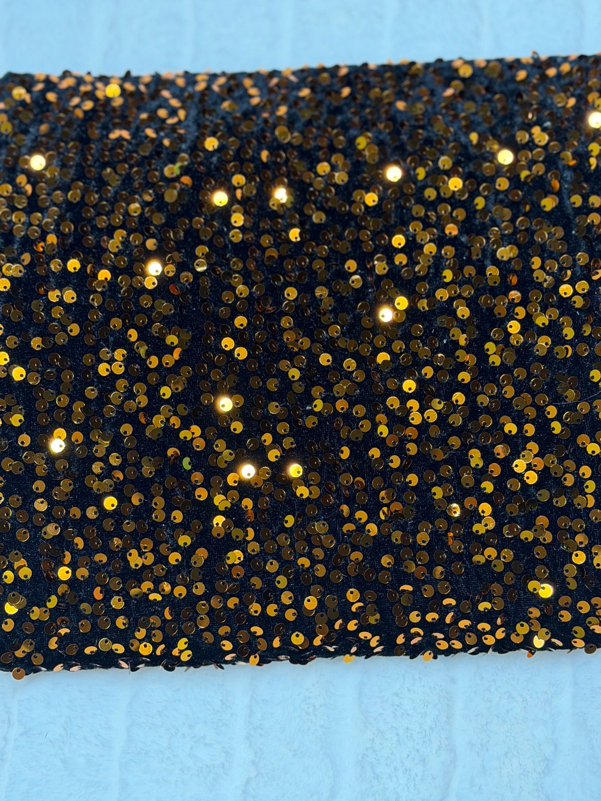 Forest Brown/Gold Sequins