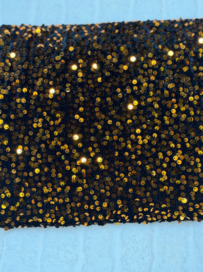 Forest Brown/Gold Sequins
