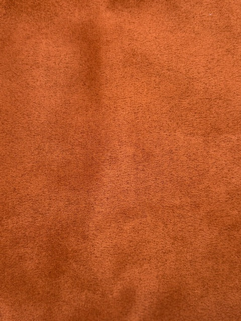 Thanksgiving Rust Suede