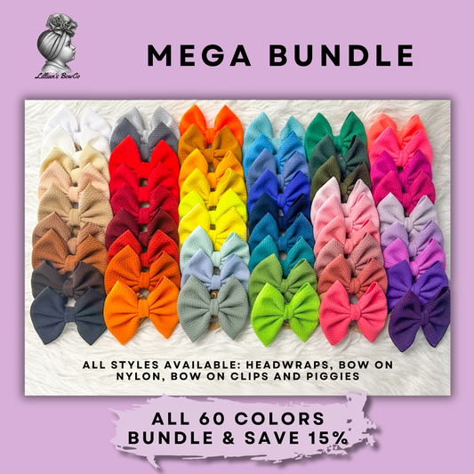 Solid Mega Bundle Hair Bows