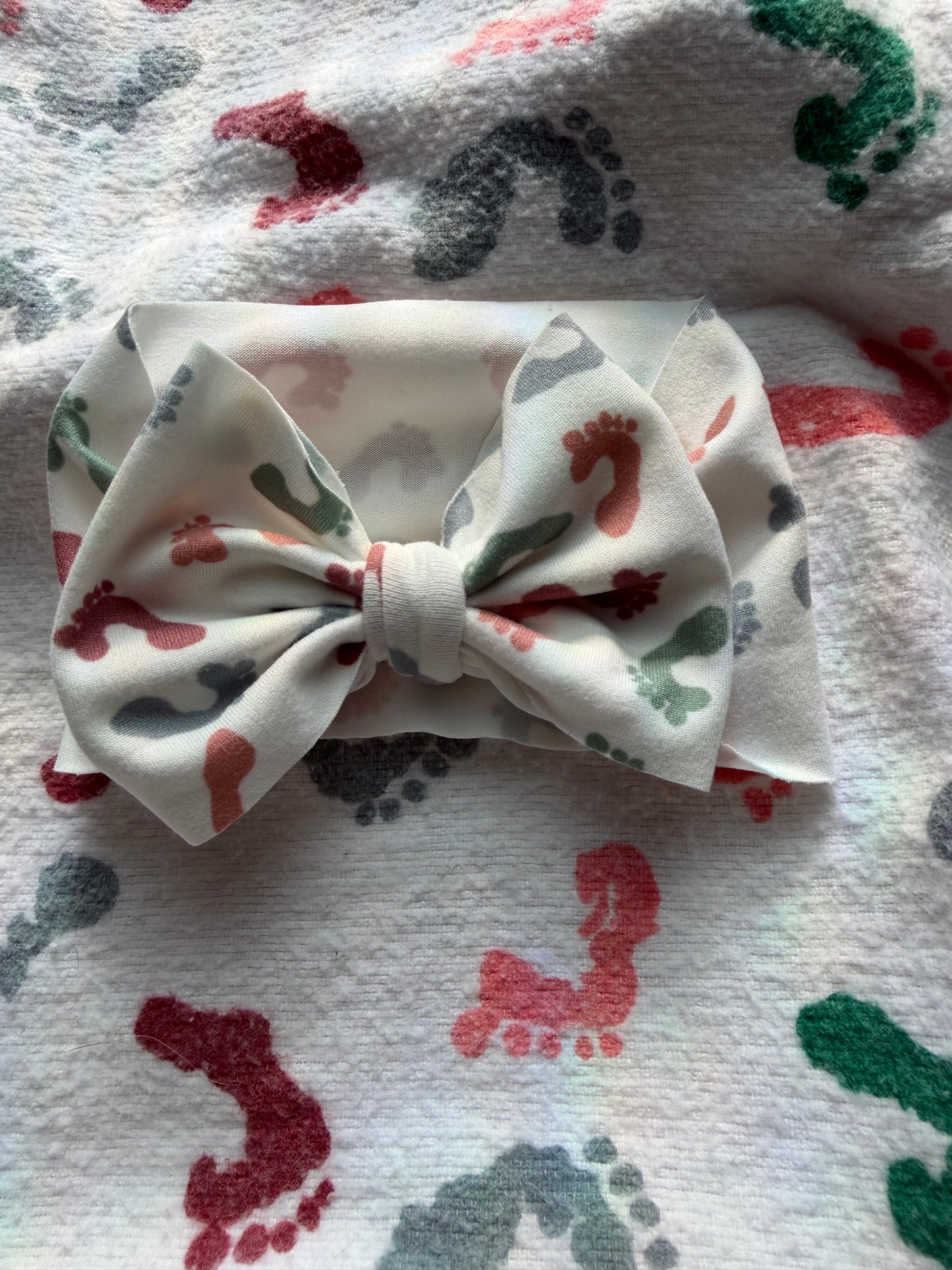 Footprints Hospital Blanket